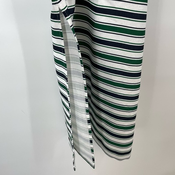 J.O.A. Striped Maxi Dress Side Slits Y2K 90s XS - Picture 5 of 10